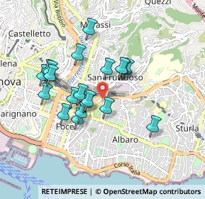 Mappa Via Francesco Dassori, 16131 Genova GE, Italia (0.7825)