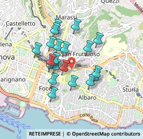 Mappa Via Francesco Dassori, 16131 Genova GE, Italia (0.7285)