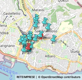 Mappa Via Francesco Dassori, 16131 Genova GE, Italia (0.7305)