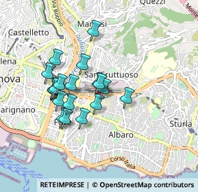 Mappa Via Francesco Dassori, 16131 Genova GE, Italia (0.7385)