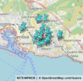 Mappa Via Francesco Dassori, 16131 Genova GE, Italia (0.9925)