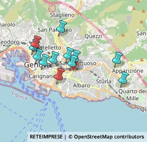 Mappa Via Francesco Dassori, 16131 Genova GE, Italia (1.57417)