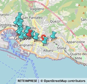 Mappa Via Francesco Dassori, 16131 Genova GE, Italia (1.88)