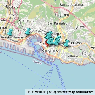 Mappa Via del Colle, 16128 Genova GE, Italia (1.05909)