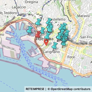 Mappa Via del Colle, 16128 Genova GE, Italia (0.717)