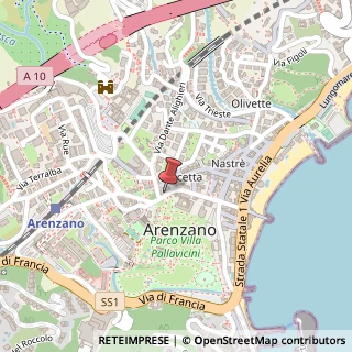 Mappa Via Sauli Pallavicino, 92, 16011 Arenzano, Genova (Liguria)