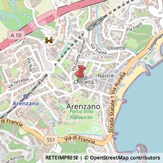 Mappa Via Capitan Romeo, 74, 16011 Arenzano, Genova (Liguria)