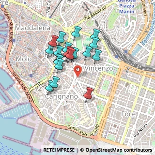Mappa Via Carlo, 16121 Genova GE, Italia (0.3725)