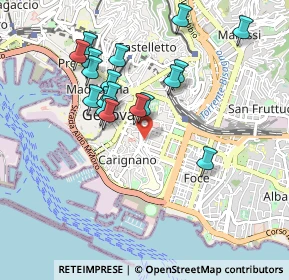 Mappa Via Carlo, 16121 Genova GE, Italia (0.89389)
