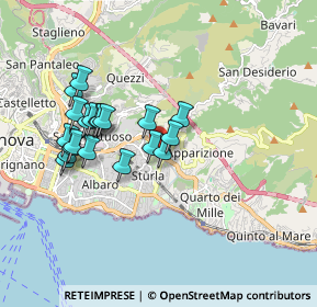Mappa C.so Europa, 16132 Genova GE, Italia (1.646)
