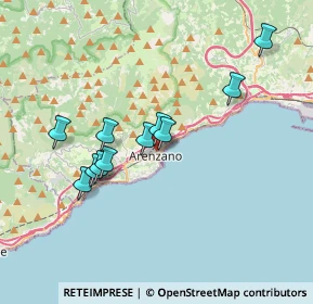 Mappa Via S. Giobatta, 16011 Arenzano GE, Italia (3.22818)