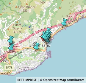 Mappa Via S. Giobatta, 16011 Arenzano GE, Italia (0.58)