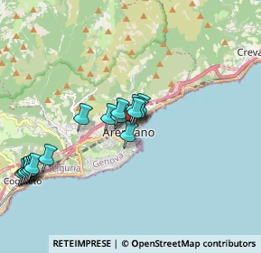 Mappa Via S. Giobatta, 16011 Arenzano GE, Italia (1.84813)