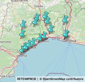 Mappa Via S. Giobatta, 16011 Arenzano GE, Italia (13.12824)