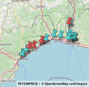 Mappa Via S. Giobatta, 16011 Arenzano GE, Italia (14.4895)