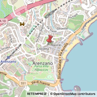 Mappa Via Capitan Romeo, 20, 16011 Arenzano, Genova (Liguria)