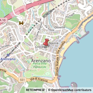 Mappa Via San Giobatta, 13, 16011 Arenzano, Genova (Liguria)