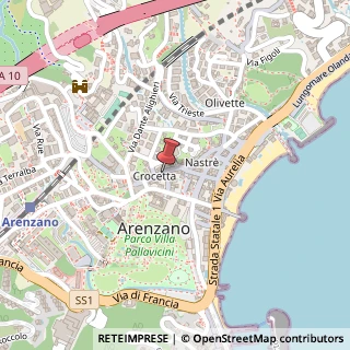 Mappa Via Capitan Romeo,  40, 16011 Arenzano, Genova (Liguria)