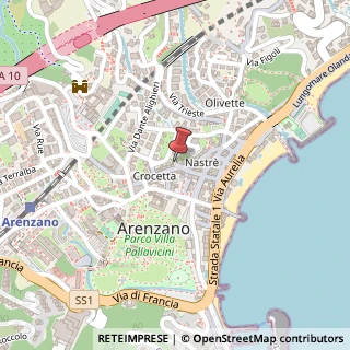 Mappa Via Capitan Romeo, 4, 16011 Arenzano, Genova (Liguria)