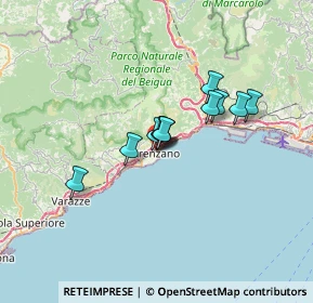 Mappa Via S. Giobatta, 16011 Arenzano GE, Italia (4.61091)