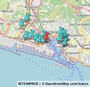 Mappa Via della Chiappella, 16010 Genova GE, Italia (1.3275)