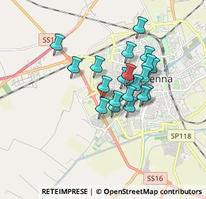 Mappa Viale Giuseppe Saragat, 48124 Ravenna RA, Italia (1.328)