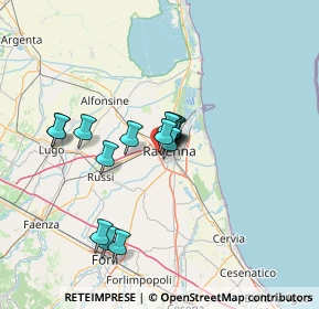 Mappa Viale Giuseppe Saragat, 48124 Ravenna RA, Italia (10.0425)