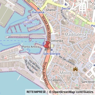 Mappa Via al Porto Antico, 7, 16128 Genova, Genova (Liguria)