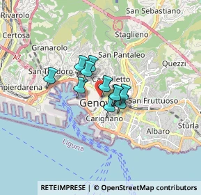Mappa Sottopassaggio XXV Aprile, 16123 Genova GE, Italia (0.90182)