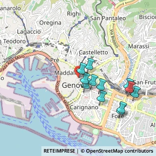 Mappa Via di S. Sebastiano, 16123 Genova GE, Italia (0.92083)