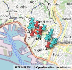 Mappa Via XXV Aprile, 16123 Genova GE, Italia (0.5905)