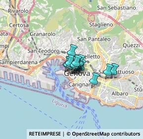 Mappa Piazza Senarega, 16123 Genova GE, Italia (0.61563)