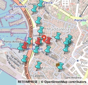 Mappa Piazza Senarega, 16123 Genova GE, Italia (0.226)