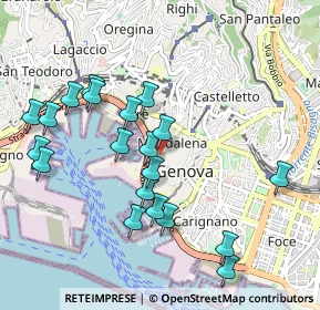 Mappa Via S. Pietro della Porta, 16123 Genova GE, Italia (1.027)
