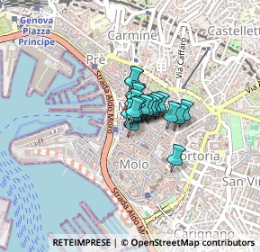Mappa Piazza Banchi, 16123 Genova GE, Italia (0.161)