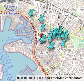 Mappa Via Banchi, 16123 Genova GE, Italia (0.3225)
