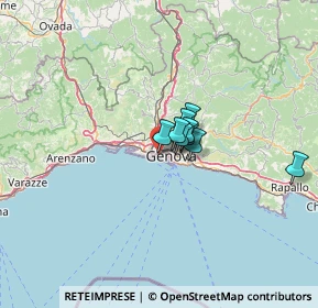 Mappa Passo a Via di Francia, 16149 Genova GE, Italia (13.78083)