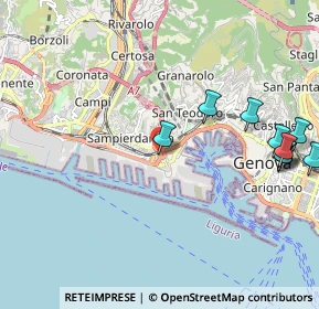 Mappa Passo a Via di Francia, 16149 Genova GE, Italia (2.95846)