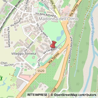 Mappa Via Chiri, 1, 12020 Cuneo, Cuneo (Piemonte)