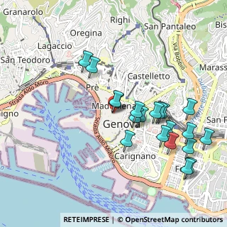 Mappa Vico di Campetto, 16123 Genova GE, Italia (1.018)
