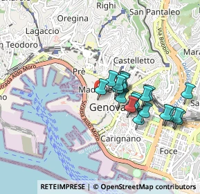 Mappa Vico del Fieno, 16123 Genova GE, Italia (0.792)