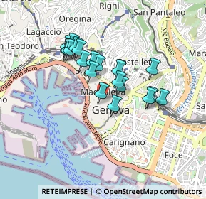 Mappa Piazza Soziglia, 16123 Genova GE, Italia (0.7235)