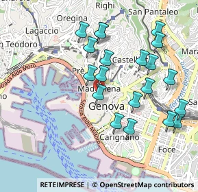 Mappa Piazza Campetto, 16123 Genova GE, Italia (0.9855)