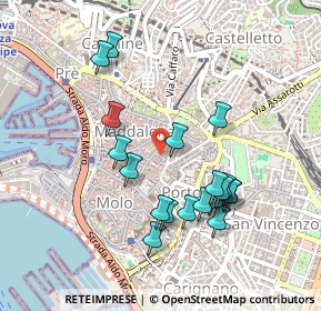 Mappa Vico dei Garibaldi, 16123 Genova GE, Italia (0.456)