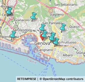 Mappa Via XXV Aprile, 16121 Genova GE, Italia (2.11545)
