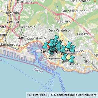 Mappa Via XXV Aprile, 16121 Genova GE, Italia (0.90111)