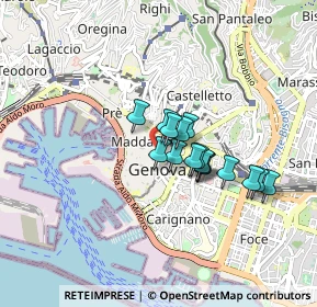 Mappa Via XXV Aprile, 16121 Genova GE, Italia (0.5875)