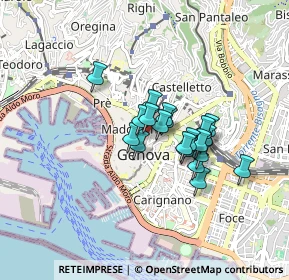 Mappa Vico dei Garibaldi, 16123 Genova GE, Italia (0.5855)