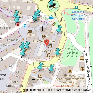 Mappa Piazza Santa Marta, 16121 Genova GE, Italia (0.0915)