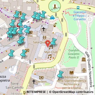 Mappa Piazza Santa Marta, 16121 Genova GE, Italia (0.0925)
